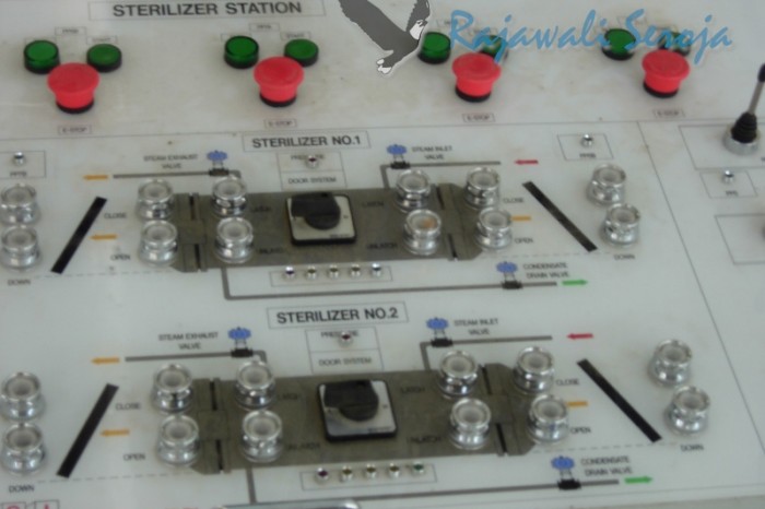 Auto_control_panel_sterilizer_cages - Automatic control panel for conveyor and cage pushers